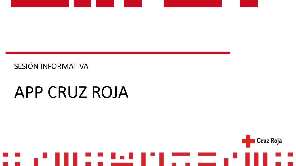 app Cruz Roja